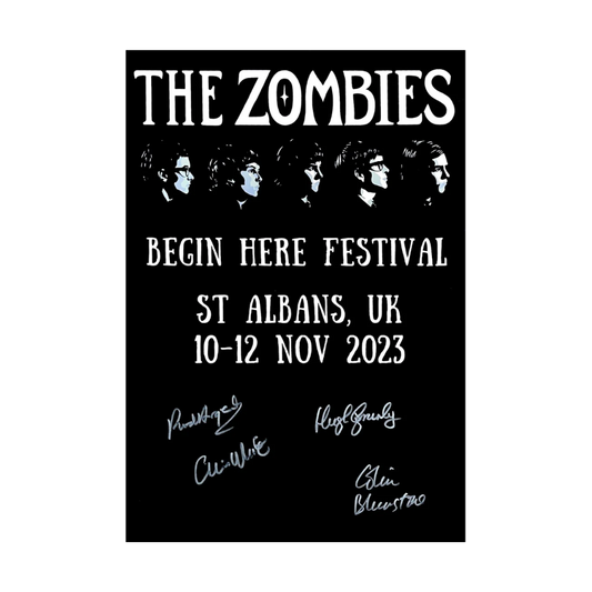 Begin Here Festival St. Albans Signed Poster 2023