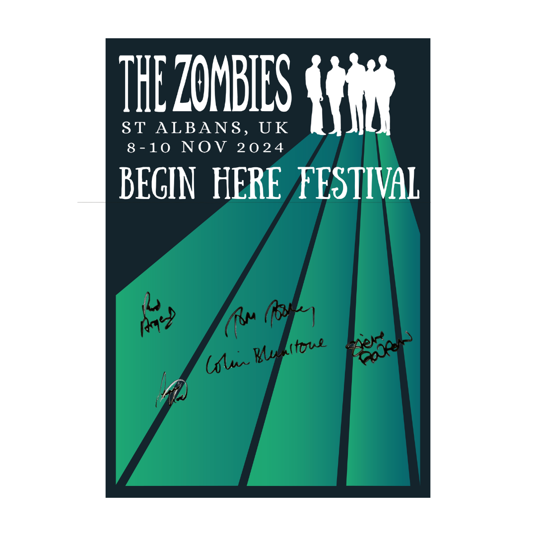 Begin Here Festival St. Albans Signed Poster 2024