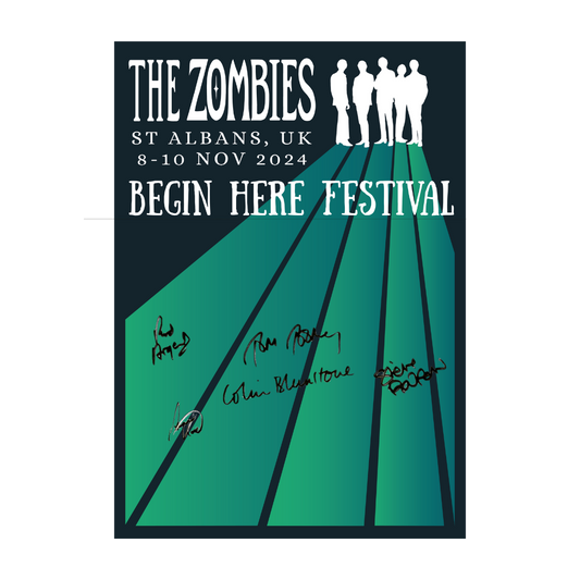 Begin Here Festival St. Albans Signed Poster 2024