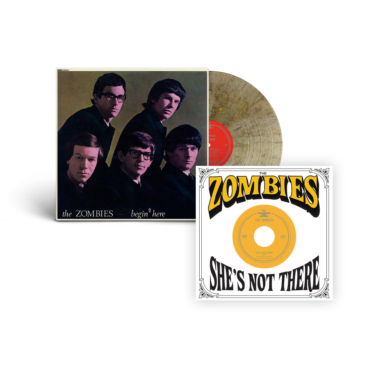Begin Here (Mono Remastered) Limited Edition Gold Marble LP + She's Not There 7in